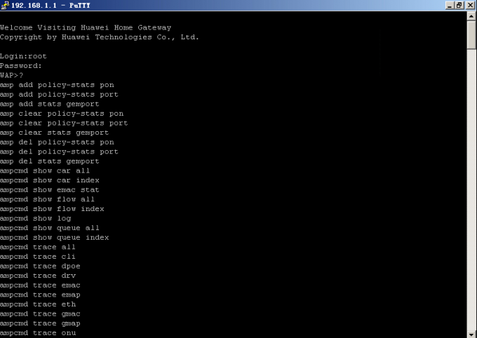 ���Ż�Ϊ��èHS8145C��ô����Telnet
