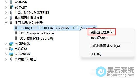 选择更新驱动程序