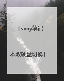 sony�ʼǱ�˫Ӳ���л�
