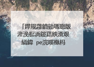 苹果的笔记本优盘能引导进�?pe但是进入后找不到�?盘，这是�?么情况啊�?