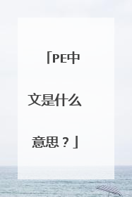 PE������ʲô��˼��