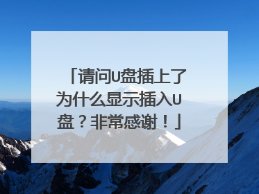 ����U�̲�����Ϊʲô��ʾ����U�̣��ǳ���л��