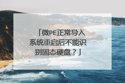 ΢PE��������ϵͳ��������ʶ���̬Ӳ�̣�