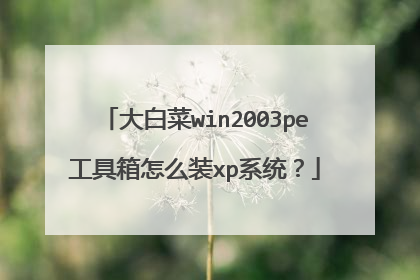 ��ײ�win2003pe��������ôװxpϵͳ��