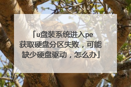 u��װϵͳ����pe ��ȡӲ�̷���ʧ�ܣ�����ȱ��Ӳ����������ô��