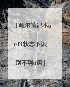 �����ʼǱ�uefi״̬��ʶ�𲻵�u��