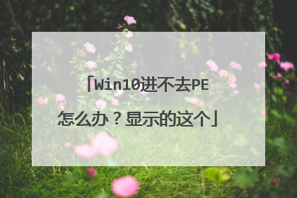 Win10����ȥPE��ô�죿��ʾ�����