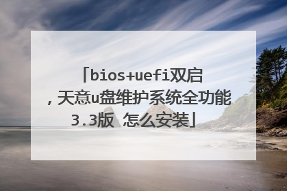 bios+uefi˫��������u��ά��ϵͳȫ����3.3�� ��ô��װ