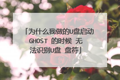 Ϊʲô������U������GHOST ��ʱ�� �޷�ʶ��U�� �̷�