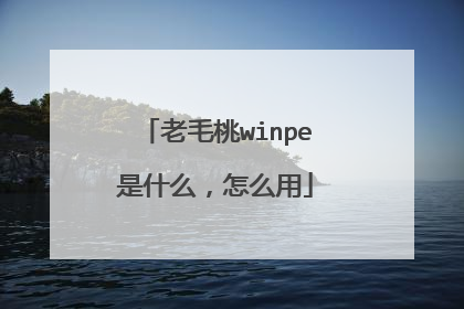 ��ë��winpe��ʲô����ô��