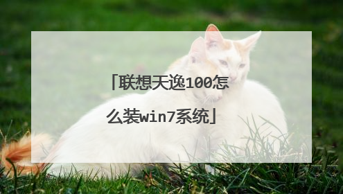 ��������100��ôװwin7ϵͳ