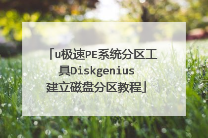 u����PEϵͳ��������Diskgenius�������̷����̳�