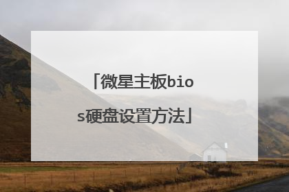 ΢������biosӲ�����÷���