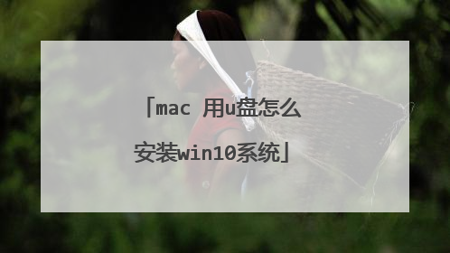 mac ��u����ô��װwin10ϵͳ