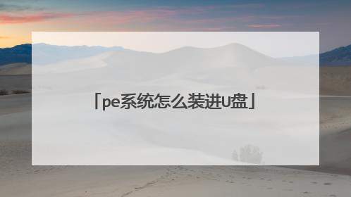 peϵͳ��ôװ��U��