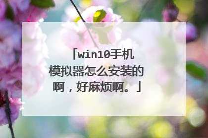 win10�ֻ�ģ������ô��װ�İ������鷳����