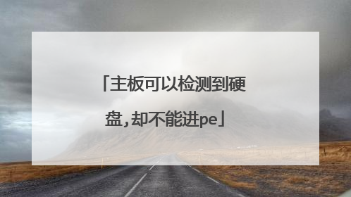 ������Լ�⵽Ӳ��,ȴ���ܽ�pe