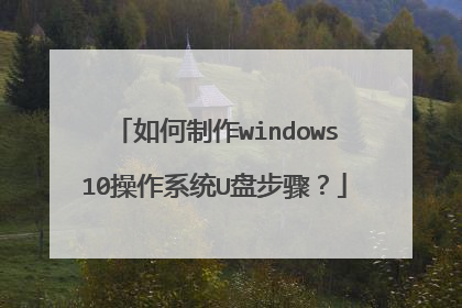 �������windows10����ϵͳU�̲��裿