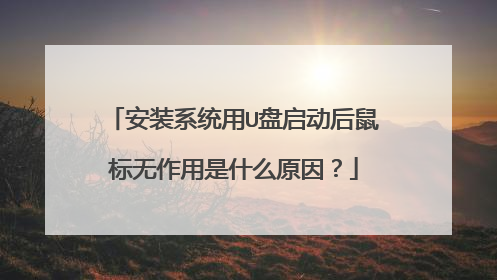 ��װϵͳ��U�������������������ʲôԭ��