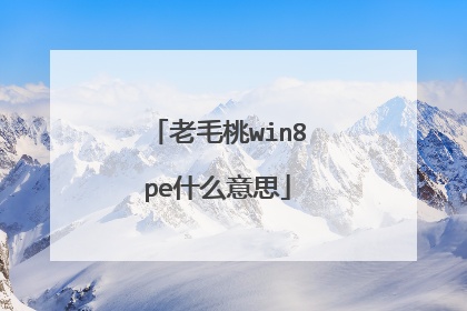 ��ë��win8peʲô��˼