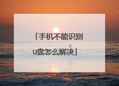 �ֻ�����ʶ��U����ô���