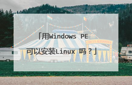 ��Windows PE ���԰�װLinux ��