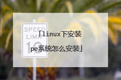 linux�°�װpeϵͳ��ô��װ