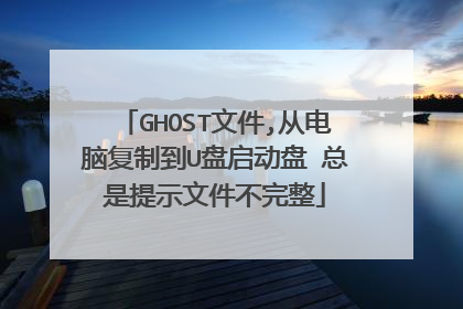 GHOST�ļ�,�ӵ��Ը��Ƶ�U�������� ������ʾ�ļ�������