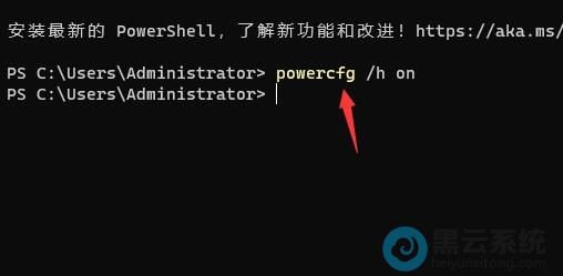 ����powercfg /h on