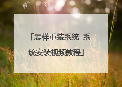 ������װϵͳ ϵͳ��װ��Ƶ�̳�