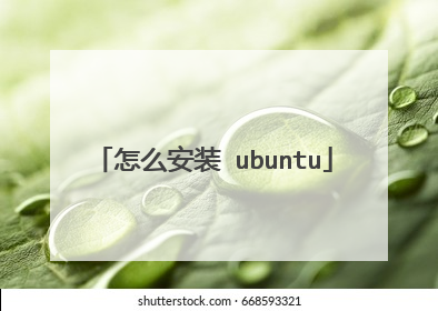 ��ô��װ ubuntu
