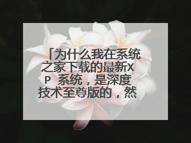 Ϊʲô����ϵͳ֮�����ص�����XP ϵͳ������ȼ��������ģ�Ȼ���¼�������ϣ��������װ��ʱ�ҽ���PE