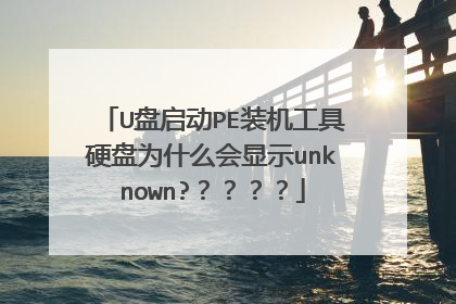 U������PEװ������Ӳ��Ϊʲô����ʾunknown?��������