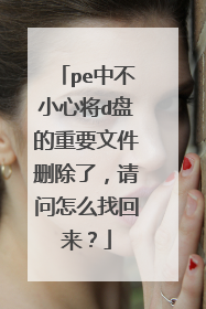 pe�в�С�Ľ�d�̵���Ҫ�ļ�ɾ���ˣ�������ô�һ�����