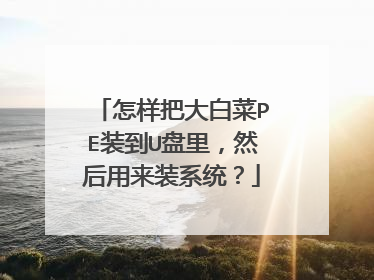 �����Ѵ�ײ�PEװ��U���Ȼ������װϵͳ��