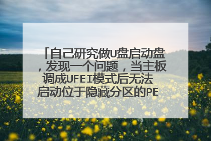 �Լ��о���U�������̣�����һ�����⣬���������UFEIģʽ���޷�����λ�����ط�����PE��ȷʵ������