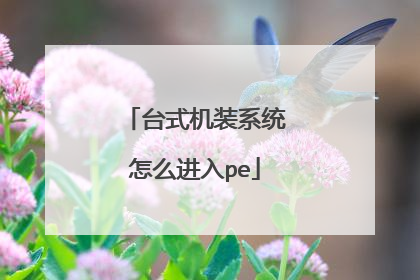 ̨ʽ��װϵͳ��ô����pe