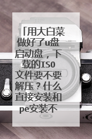 �ô�ײ�������u�������̣����ص�ISO�ļ�Ҫ��Ҫ��ѹ��ʲôֱ�Ӱ�װ��pe��װ���Ǻܶ�������ܣ�