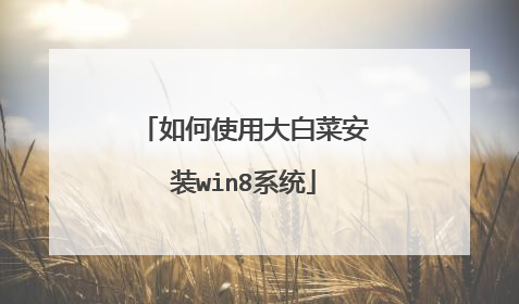 ���ʹ�ô�ײ˰�װwin8ϵͳ