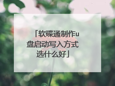 ����ͨ����u������д�뷽ʽѡʲô��