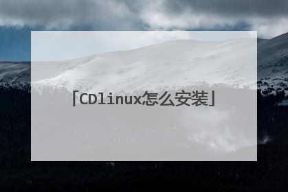 CDlinux��ô��װ