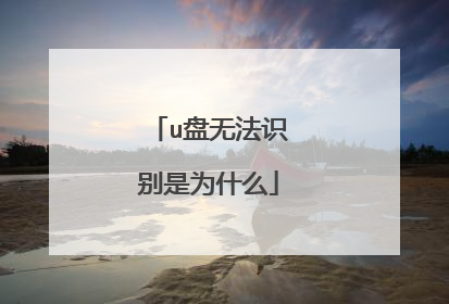 u���޷�ʶ����Ϊʲô