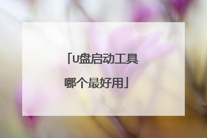 U盘启动工具哪个最好用