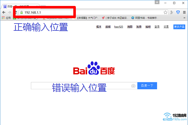 ��Ҫ��������������192.168.1.1