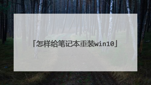 �������ʼǱ���װwin10