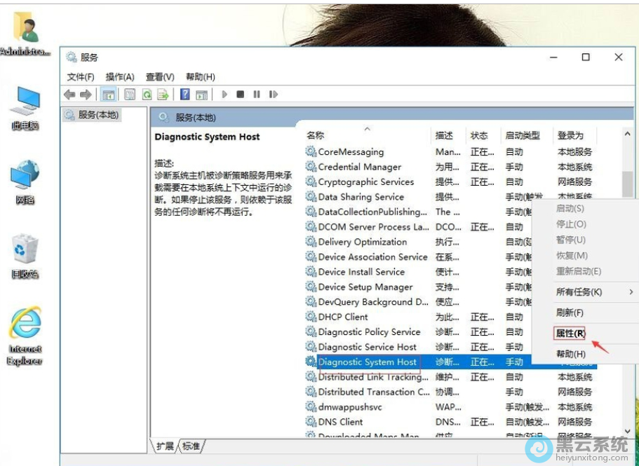 找到Diagnostic System Host