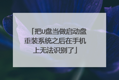 ��U�̵�����������װϵͳ֮�����ֻ����޷�ʶ����