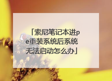 ����ʼǱ���pe��װϵͳ��ϵͳ�޷�������ô��