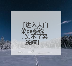 �����ײ�peϵͳ��װ����ϵͳ��