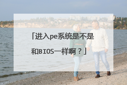 ����peϵͳ�ǲ��Ǻ�BIOSһ������